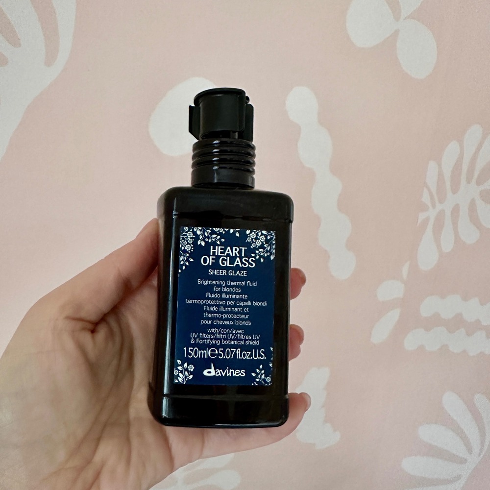Davines Heart of Glass Sheer Glaze Brightening Thermal Fluid for Blondes 150ml